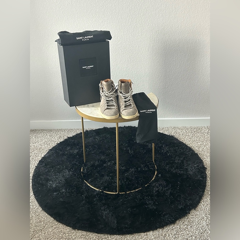 Saint Laurent High-Top Sneakers | designer | urban street fashion | - Picture 6 of 7